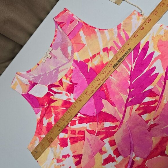 Escape‎ by Habitat Maxi Dress M Pink Floral Lightweight Summer Travel Resortcore - Picture 9 of 11